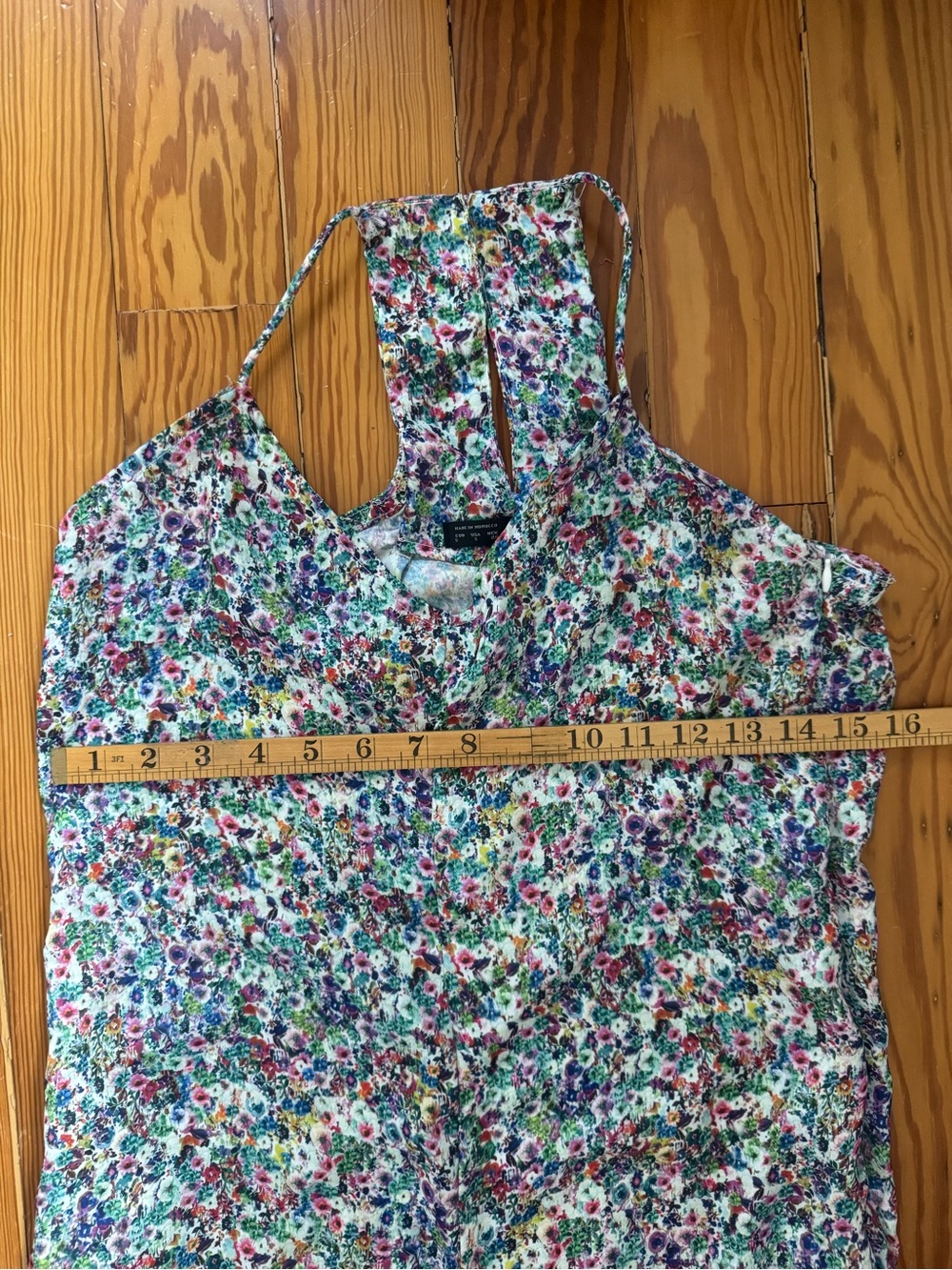 Zara Ditsy Floral Print Jumpsuit - Picture 6 of 6